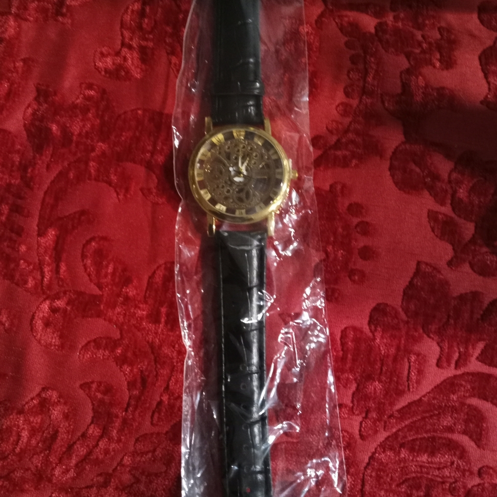 Black see thru Watch